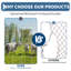 Clôture en métal galvanisé de 5 pi x 164 pi, clôture en fil de zinc de calibre 14, filet de ferme robuste pour la protection des bovins, des chèvres, des cerfs, des cours et des animaux-127943053