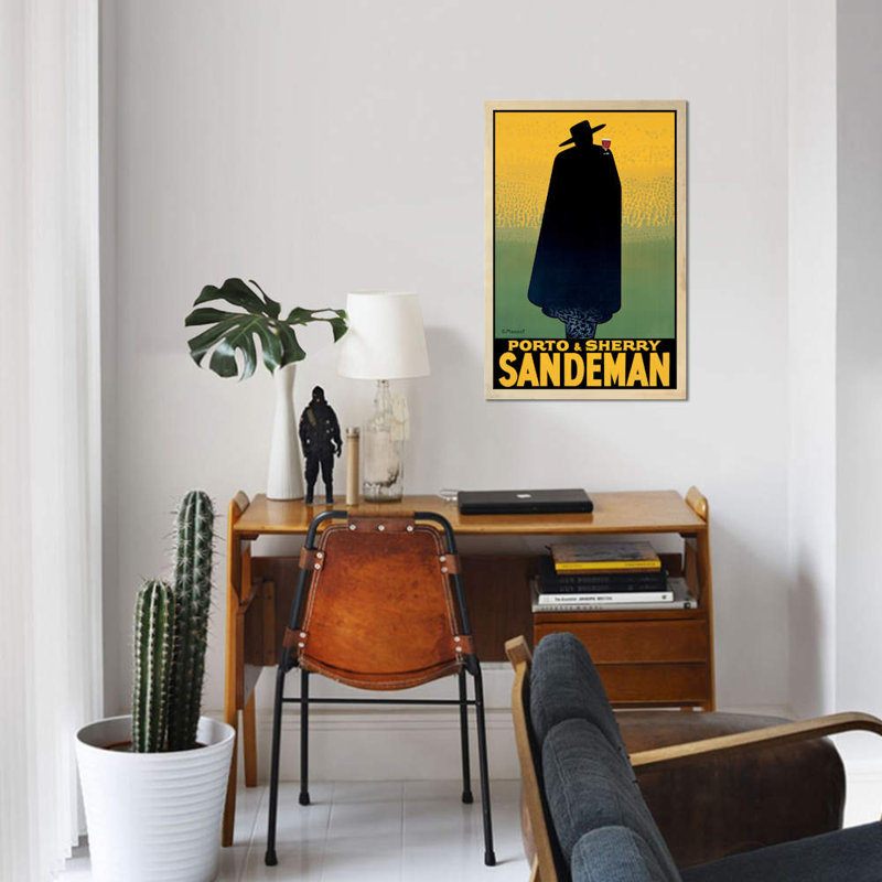 «Porto And Sherry Sandeman» par Georges Massiot, impression sur toile tendue, H 18 po x l 12 po x P 1,5 po, Toile tendue
