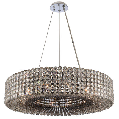 Lustre en chrome Anello