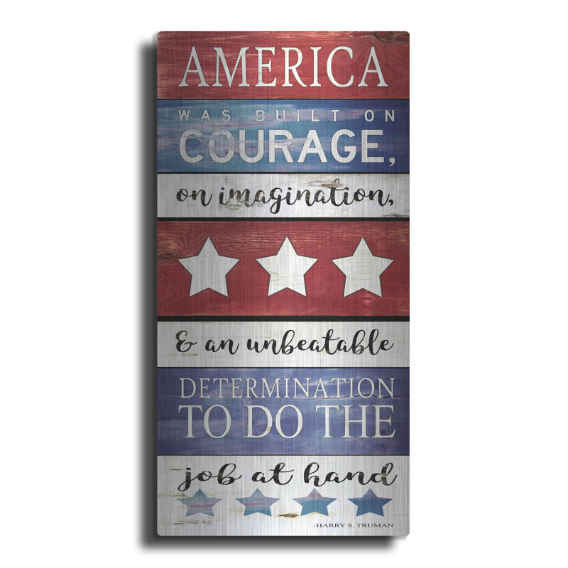 " America Panel " by Cindy Jacobs, 24" H x 12" W