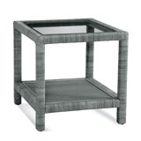Pine Isle Glass End Table