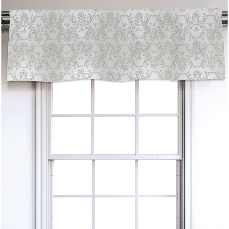 Sateen Ruffled Window Valance