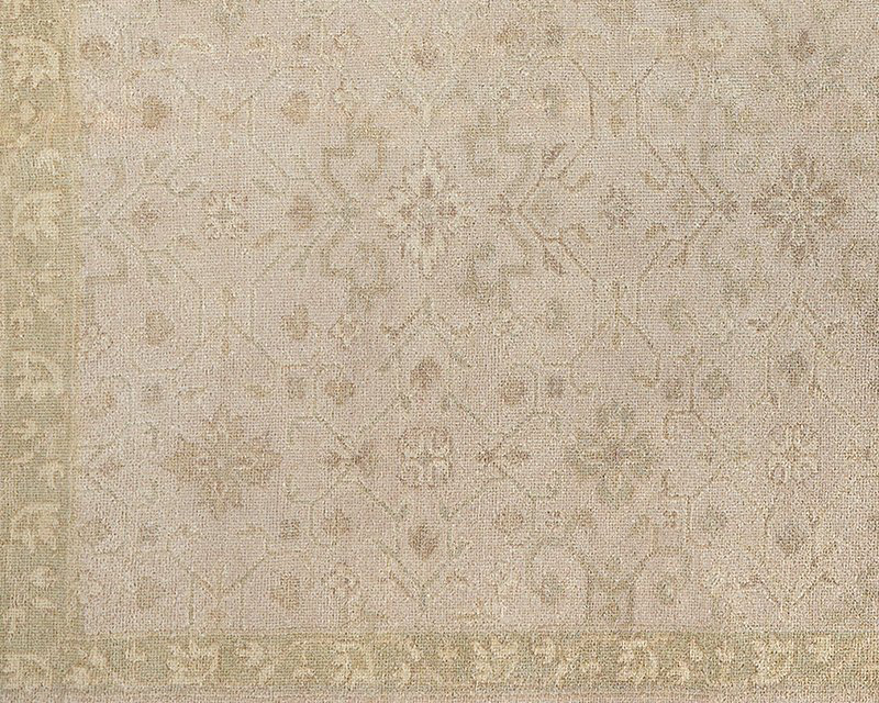 Surhabi Wool Oriental Area Rug in Beige/Taupe/Neutral, Rectangle 8' x 10'
