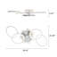 24.41'' Geometric Multi-Ring Ceiling Fan With Light
