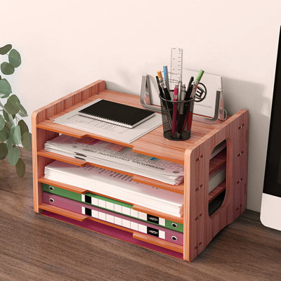 Manufactured Wood Desk Organiser