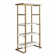 Camila 55.51" H x 30" W Metal Etagere Bookcase
