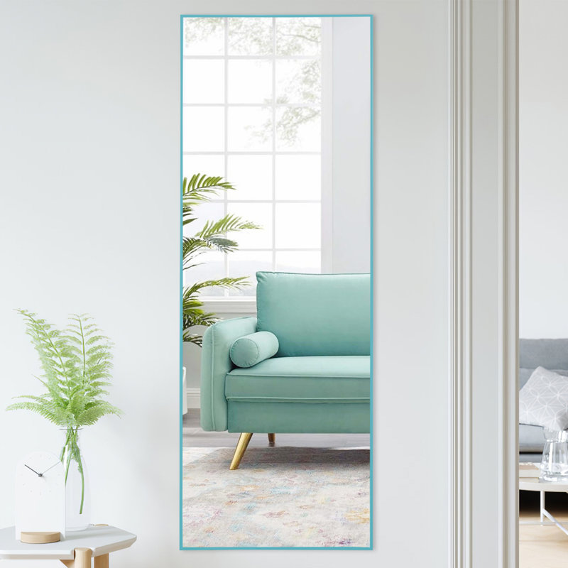 Miroir pleine grandeur Glendale Heights, Bleu Tiffany