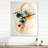 Teal Orange Line Art Conceptual Abstracts II - Modern Wall Clock-99631848