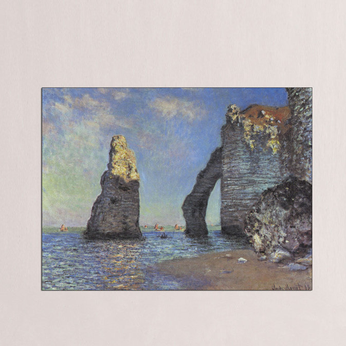 Claude Monet - Wrapped Canvas Painting, 60cm H x 80cm W x 1.8cm D
