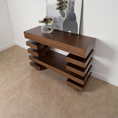 Console créative moderne en bois