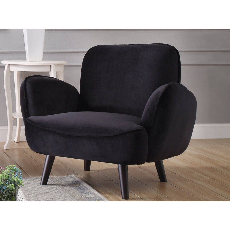 Rodrigo Upholstered Armchair, Black