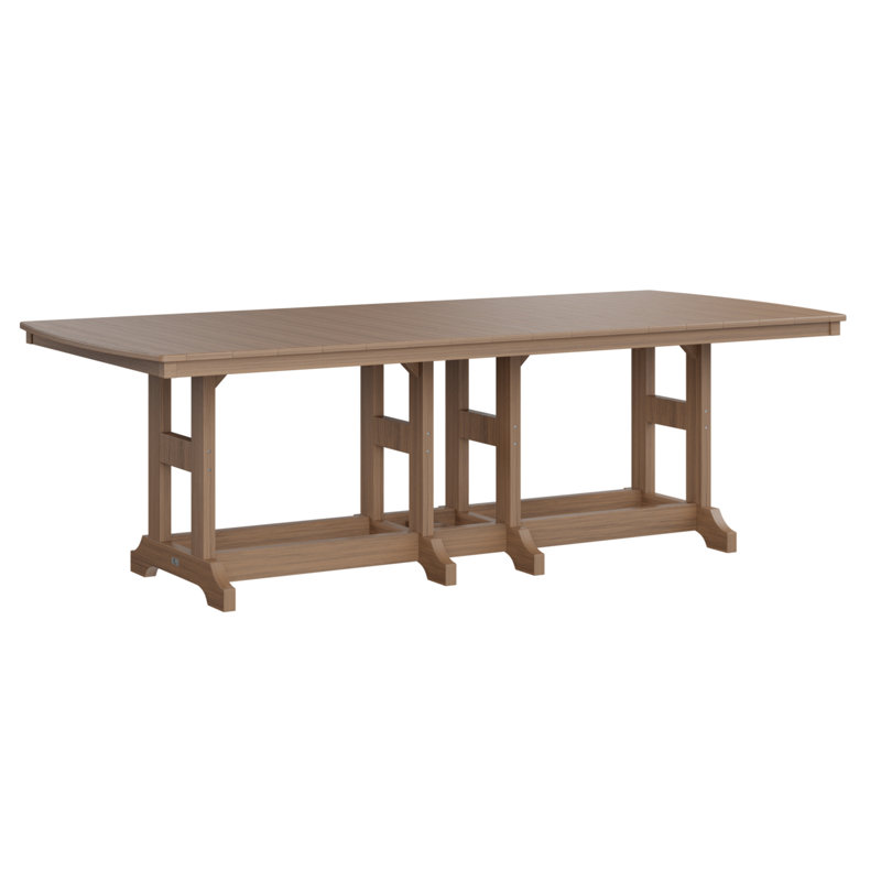 Table de salle à manger rectangulaire 96 po Berlin Gardens Garden Classic, H 30,87 po x l 96 po x P 44 po, Acajou antique