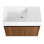 Armoire de salle de bain 30 po avec lavabo, portes à fermeture douce, fixation flottante, pour petite salle de bain