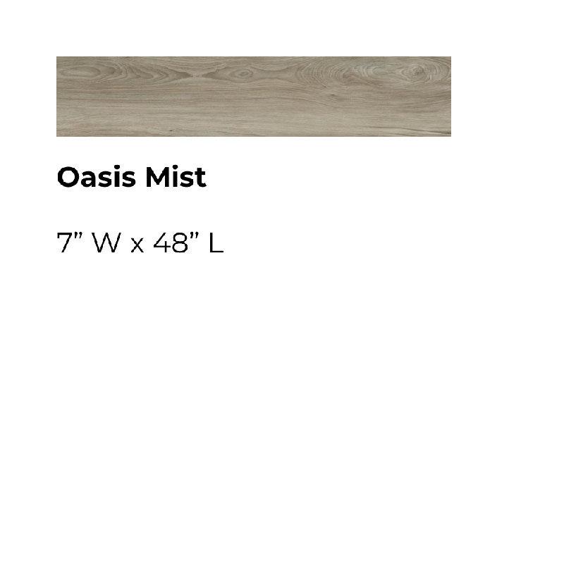 Planche en vinyle de luxe ADURA®PRO Oasis 7 po x 48 po x 4,5 mm en brume avec couche d'usure de 20 mil, Brume
