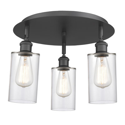 Ervine Glass Semi Flush Mount