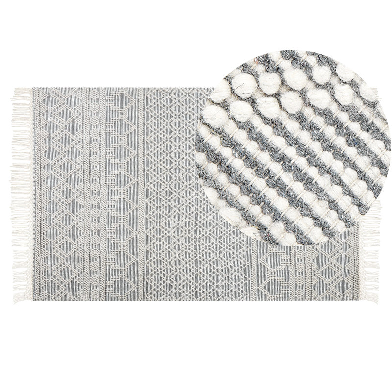 Sliger Geometric Hand Woven Area Rug, Rectangle 160 x 230cm