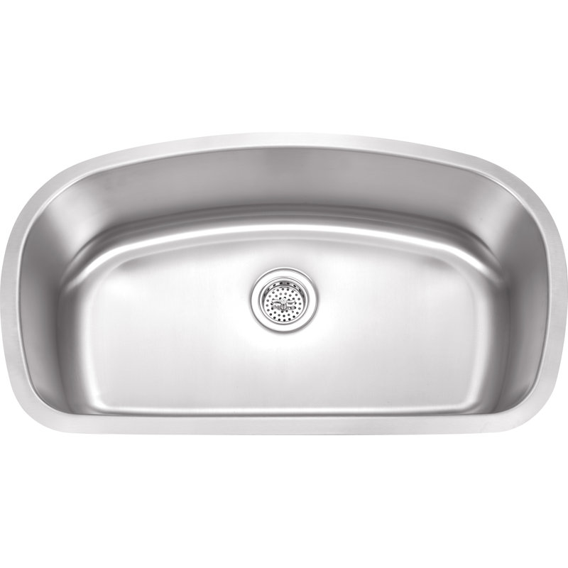 Specialty Series 32.5'' L Single Bowl Stainless Steel Kitchen Sink