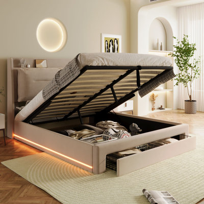 Solid Wood Bed