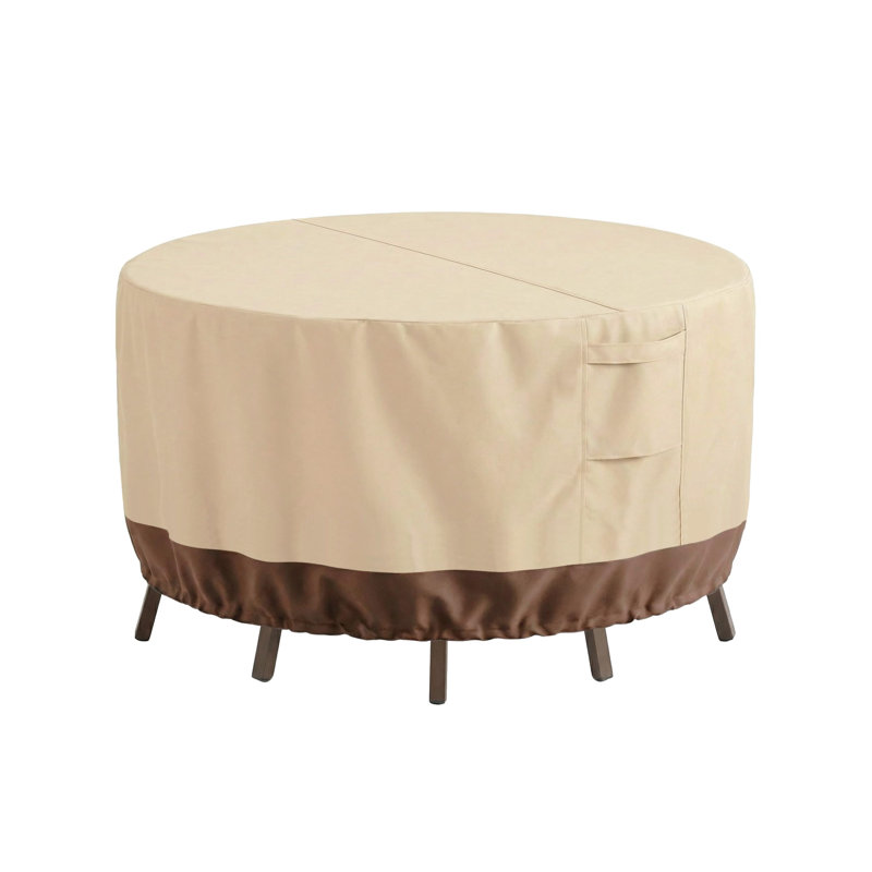 Patio Furniture Covers Waterproof, Outdoor Furniture Covers Waterproof Windproof With Padded Handles, Heavy Duty 600D Oxford Outdoor Table Chair Set Cover