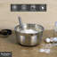Buckingham Deep Salad Mixing Bowl Stainless Steel With Black Silicone Base-324632069
