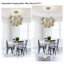 3 - Light Dimmable Glass Globe Chandelier