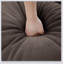 Flora Ottoman Chenille - Plush And Ergonomic Seating With Round Throw Pillows For Ultimate Comfort And Style-1895347803