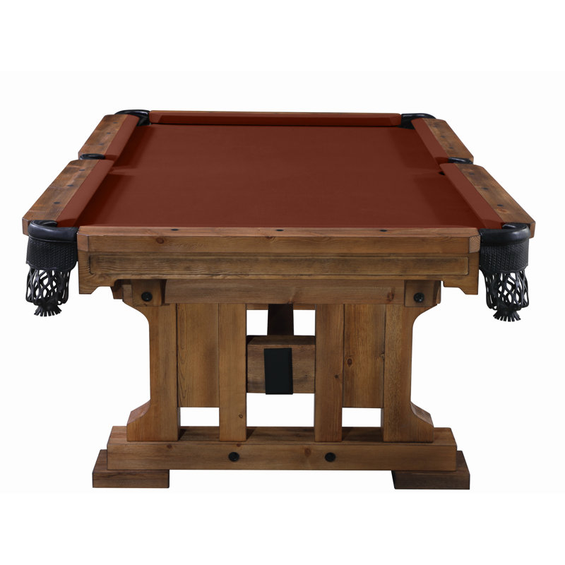Colorado Slate Pool Table with Professional Installation Included, 8', Brick, Yes