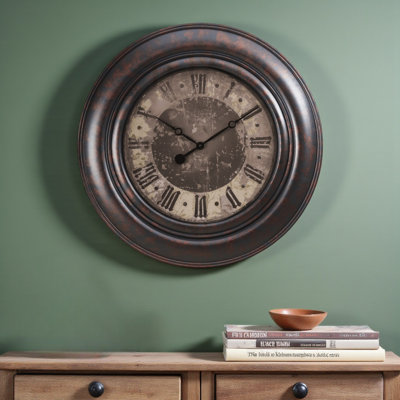 Très grande horloge murale Elison