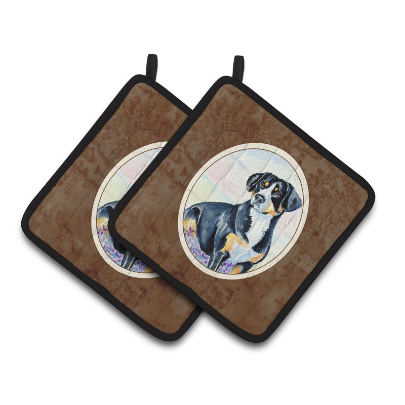 Caroline's Treasures Entlebucher Mountain Dog Polyester Potholder