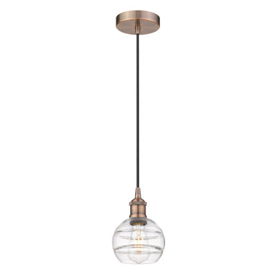 Luminaire suspendu 1 lumière Edison Bienes-616-G556