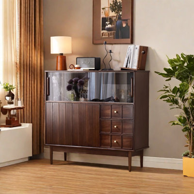Nordic Retro Accent Cabinet