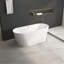 Baignoire autoportante 67 po en acrylique, baignoire autoportante, drain chromé Toe-Tap, certifié Cupc-110885649