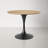 Flow Round with Steel Base Dining Table-804779794