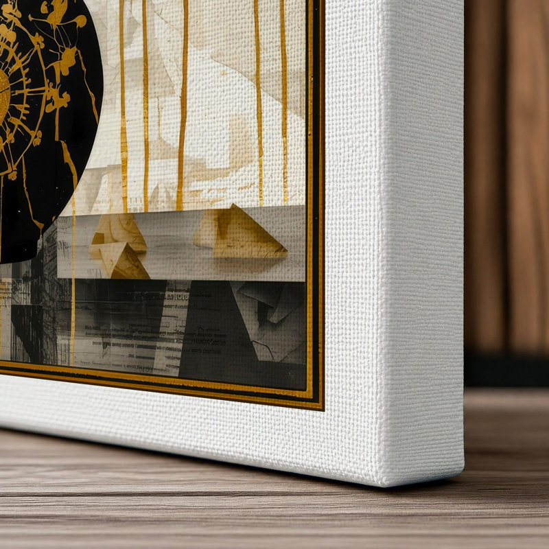 Patterned Vase Study Boho - Wrapped Canvas, 24x16 - 61.0 x 40.6 cm, White Border