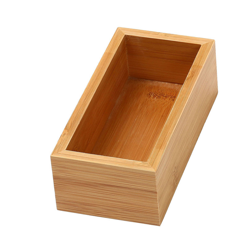 Bamboo 2"H x 3"W x 6"D Drawer Organizer