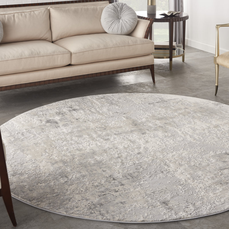 Oriental Indoor Rug, Round 7'10"