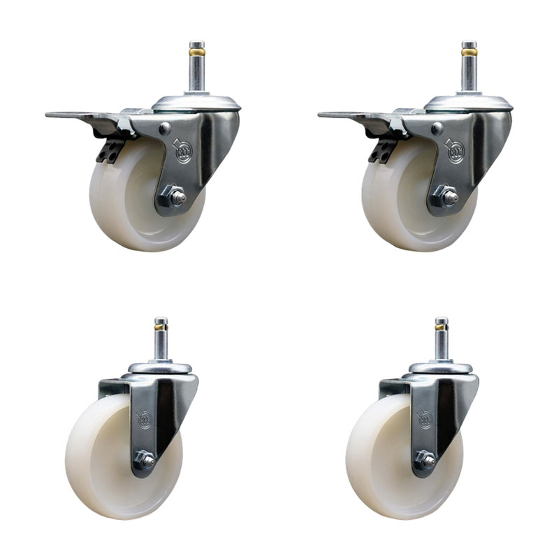 Swivel Grip Ring Stem Caster Set