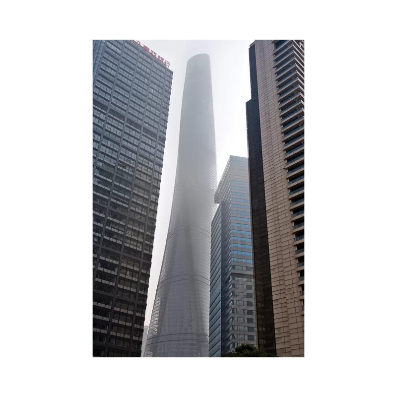 Shanghai Tower And High-rise In Pudong, Shanghai, China by Keren Su - Wrapped Canvas Gallery-Wrapped Canvas Giclée