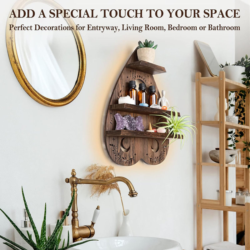 Peconic 3 Piece Floating Shelf