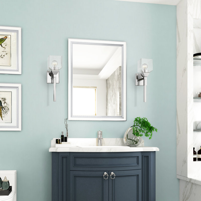 Ashanni Dimmable Bath Sconce, Polished Chrome
