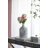 Vase-Black-And-White Swirl