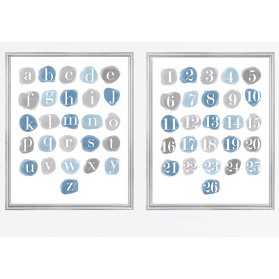 ABC 123 Playroom Wall Décor, Paper Prints