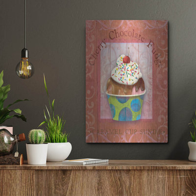 'Fiona Stokes-gilbert-ali_parlor Ice Cream 4'  by Fiona Stokes-Gilbert Metal Wall Art, 12" x 16"