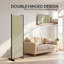 Paravent 6 panneaux, paravent pliable, beige