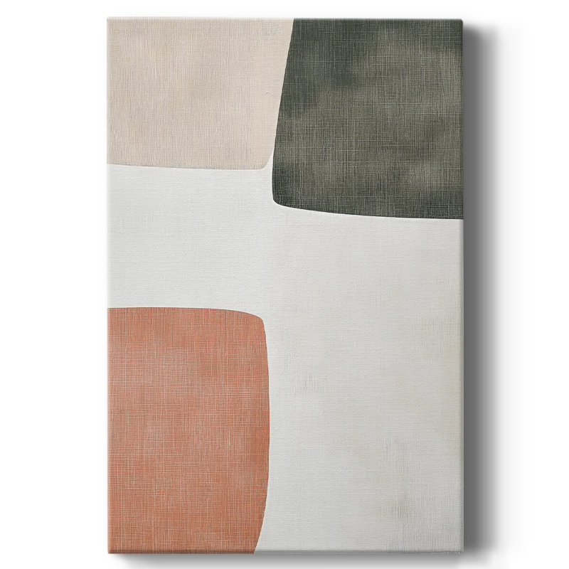 Abstrait, toile tendue avec châssis CLxxxix - prêt à être accroché, H 27 po x l 18 po