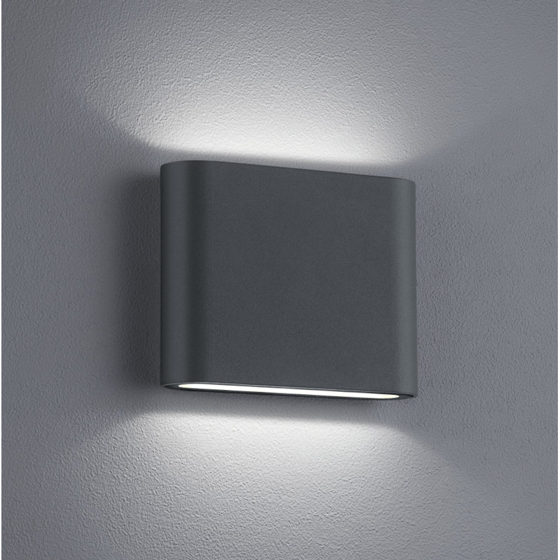 Bergelmir 2 - Bulb Integrated LED Outdoor Flush Mount, Anthracite