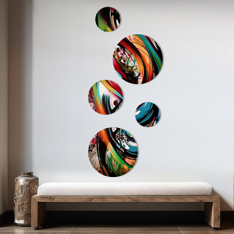 Ensemble de 5 décorations murales IV
