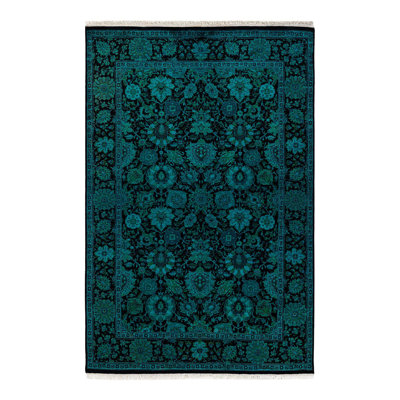 Yosias One-of-a-Kind 4' 1" X 6' 1" Hand Knotted Area Rug