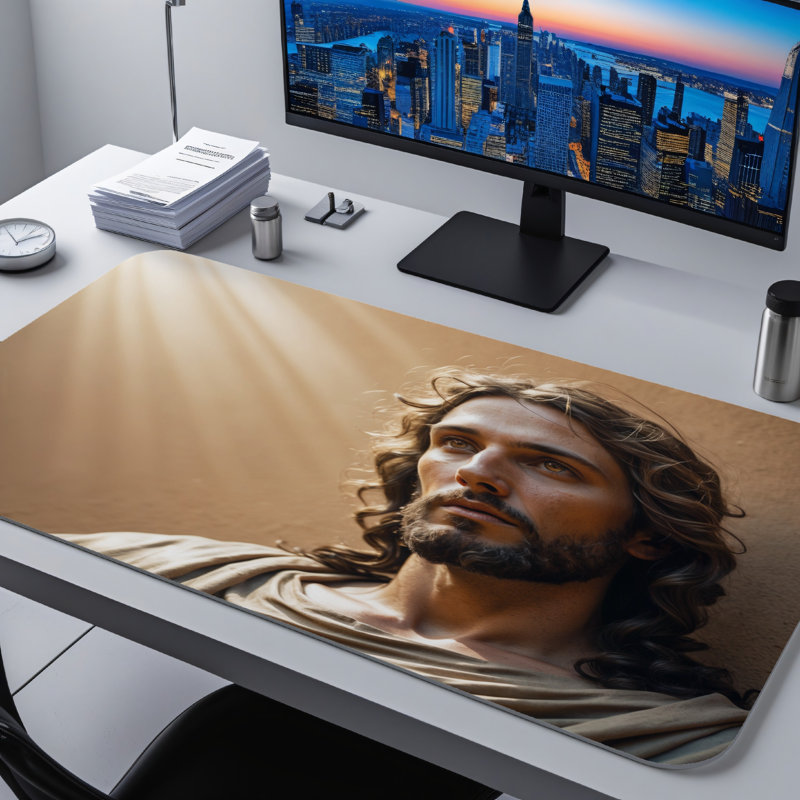 Polyester Desk Pad, 23.6x13.8