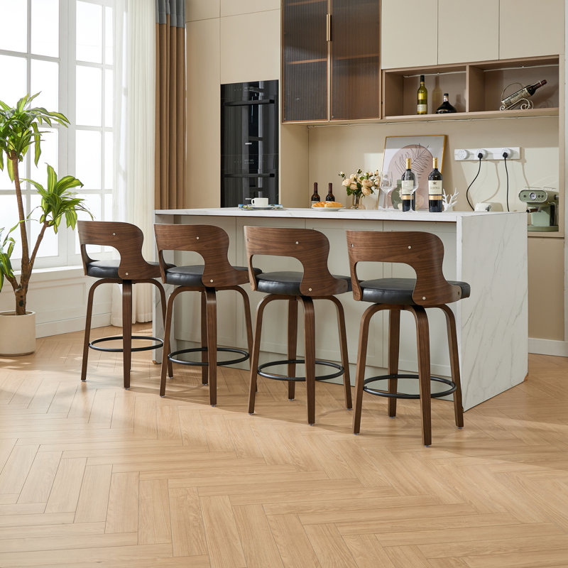 Swivel Counter & Bar Stools, Black